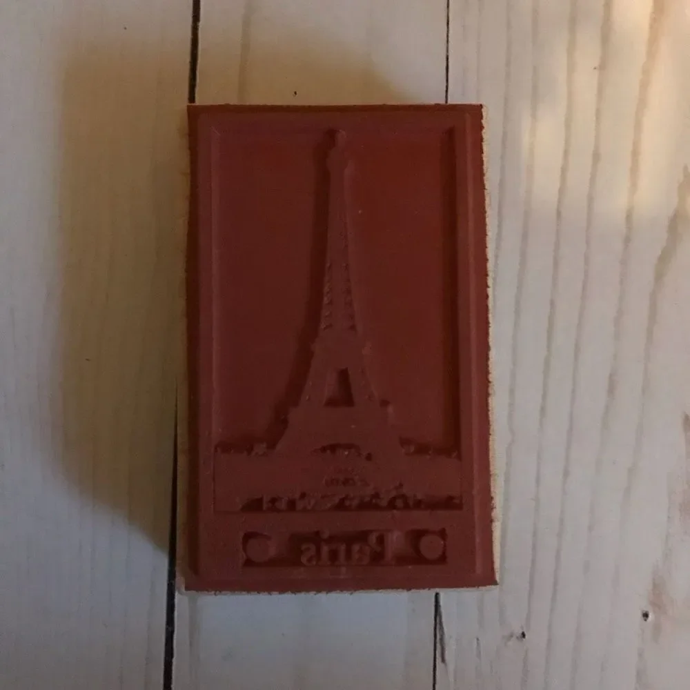 Stampington & Company Paris Eiffel Tower rubber stamp New crafts